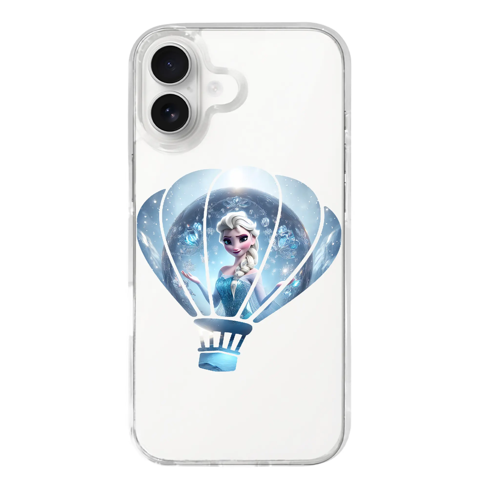 アナと雪の女王(Frozen) グッズ エルサ(Elsa) - iPhone 17シリーズ 透明スマホケース – 薄型・耐衝撃・精密フィット保護カバー